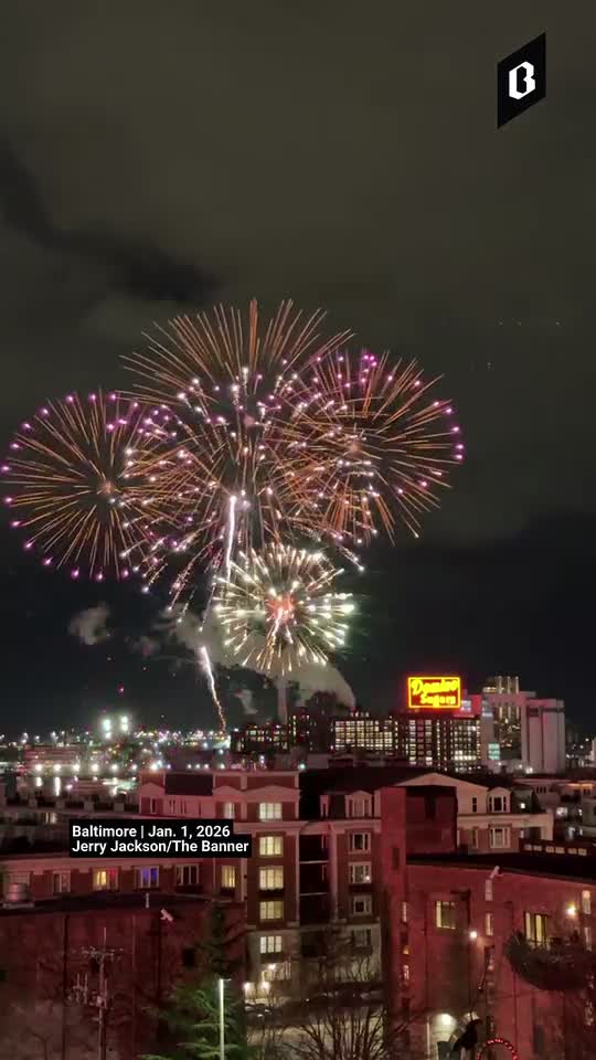 Baltimore rings in 2026 with fireworks
