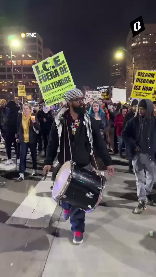 Anti-ICE protesters rally in Maryland after Minnesota shooting