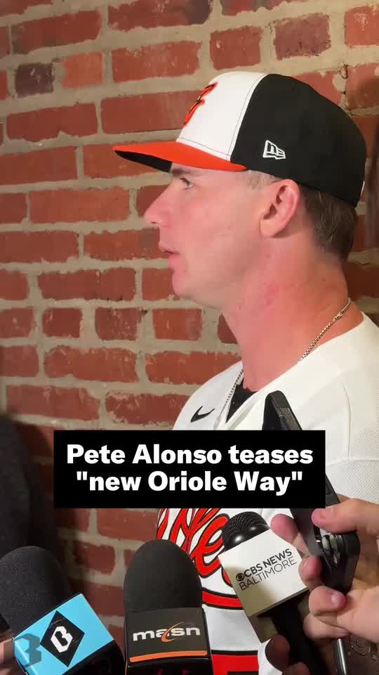 Pete Alonso teases "new Oriole Way"