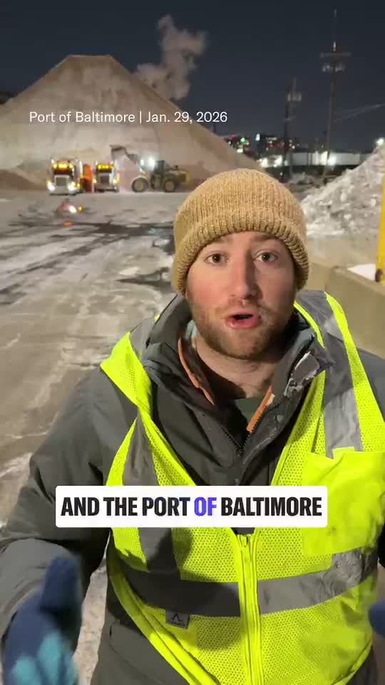 It’s a multimodal dance to get shiploads of salt from northern Chile’s Atacama Desert to wintry roads in the mid-Atlantic.