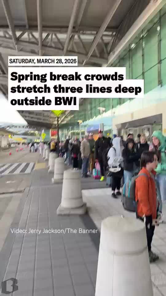 Time-lapse: Massive lines at BWI