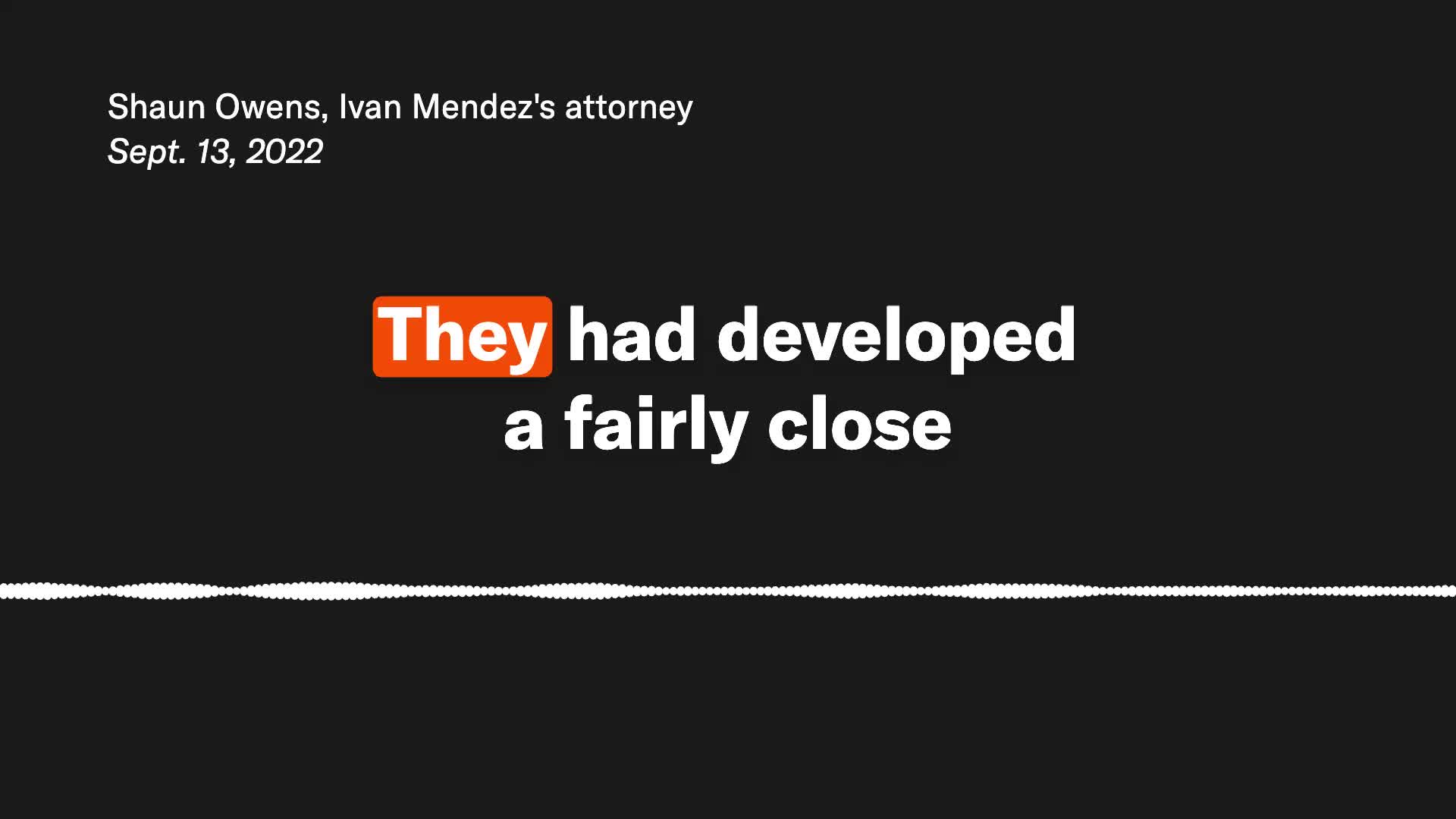 Shaun Owens, Ivan Mendez's attorney, says he did not want a sex worker deported