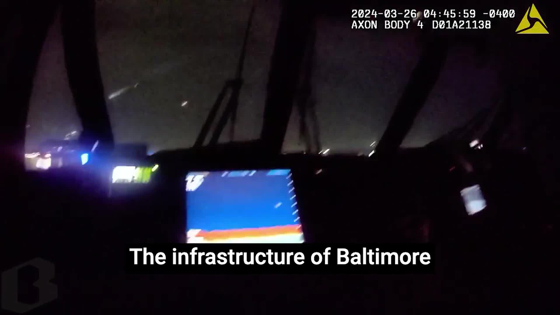 Newly released body camera video shows the shock and confusion among police officers in the immediate aftermath of the collapse of the Francis Scott Key Bridge.