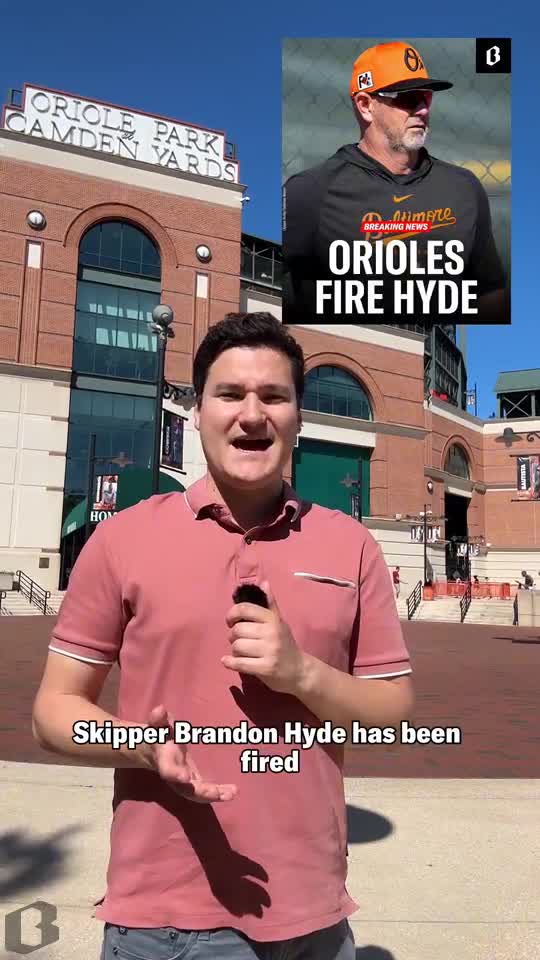 The Orioles fired manager Brandon Hyde as well as catching instructor and major league field coordinator Tim Cossins before Saturday's game.