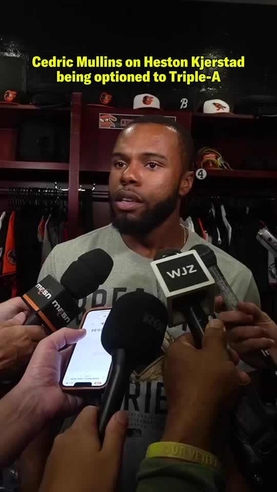 The Orioles reinstated outfielder Cedric Mullins on Tuesday and optioned Heston Kjerstad to Triple-A Norfolk.