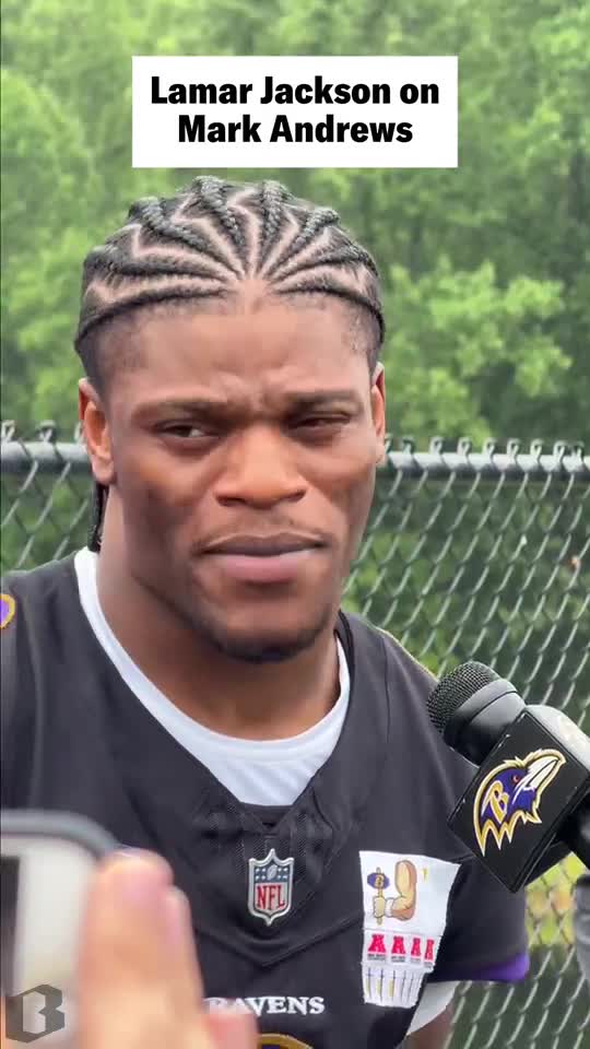 Ravens QB Lamar Jackson offered a passionate defense of TE Mark Andrews after an offseason of uncertainty.