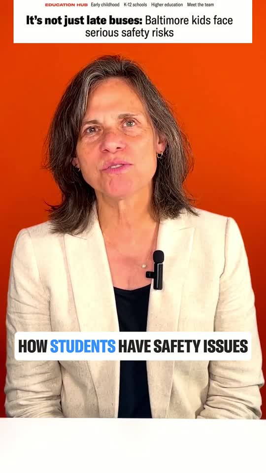 Baltimore City students say getting to school can be frightening. Education reporter Liz Bowie explains the hardships students face.