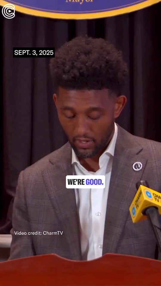 Brandon Scott responds to Trump on the National Guard in Baltimore