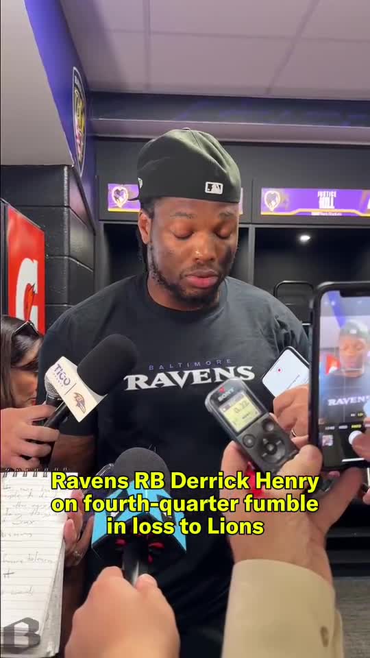 Ravens RB Derrick Henry has three fumbles in three games in 2025.