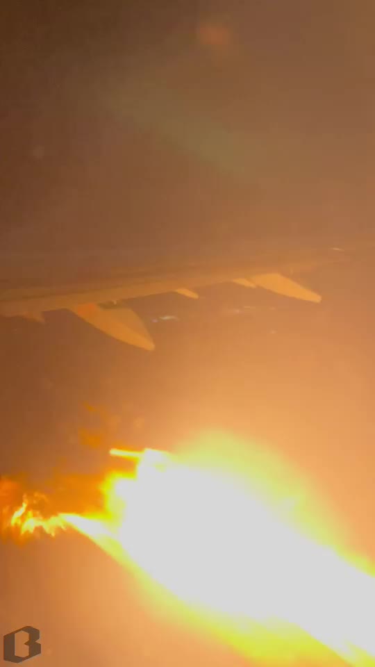 Video shows an apparent fire on a Spirit Airlines flight shortly after takeoff on Sept. 30. The flight returned safely to BWI Airport.