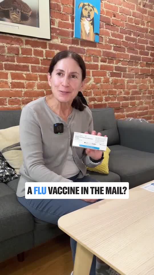 Ordering a flu vaccine in the mail
