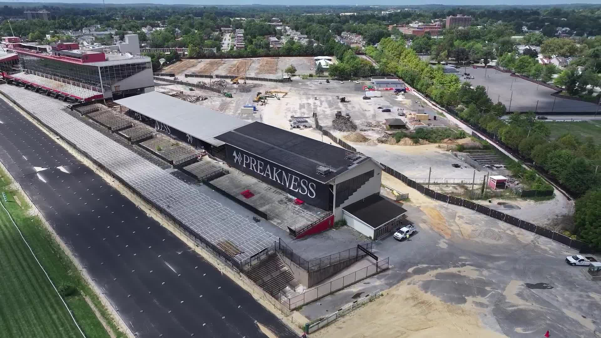 A timelapse of the demolition of the Old Grandstand. (Jerry Jackson/The Banner)