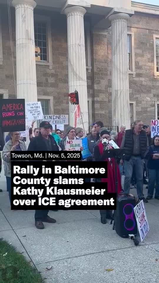 Rally slams Baltimore County Exec over ICE agreement