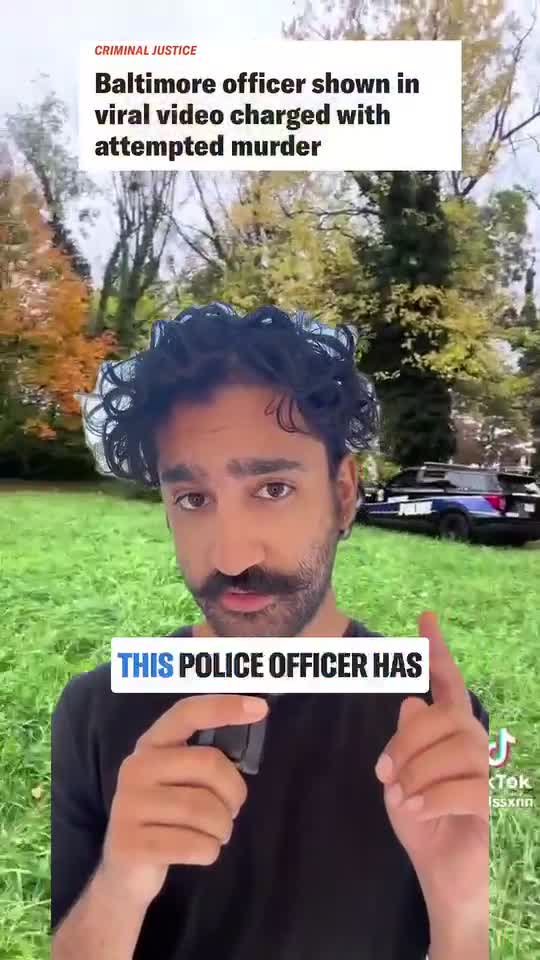 Baltimore officer shown in viral video charged with attempted murder