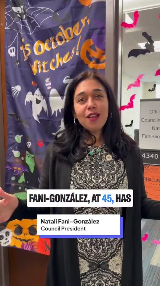 Natali Fani-González was unanimously elected as Montgomery County Council President on Tuesday, Dec. 2.